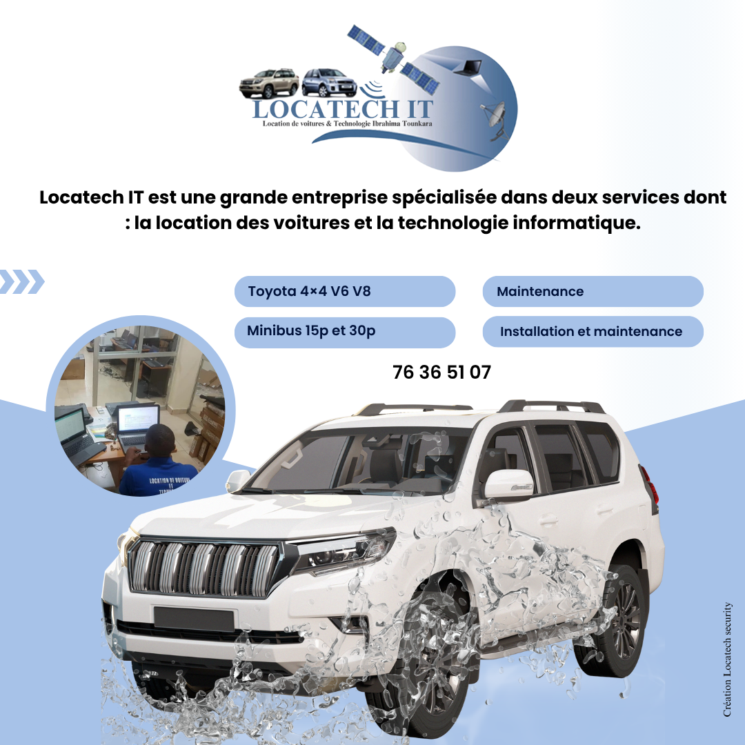 Professionnel de la location de voiture à Bamako